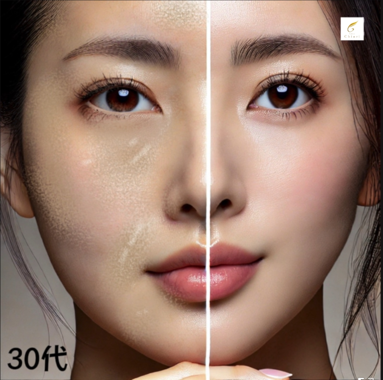 【年齢に合わせたケア】顔の歪みも年齢差が出ています